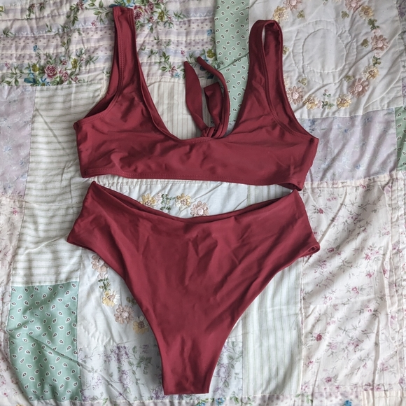 Zaful tie front bikini - Picture 3 of 4